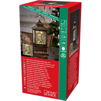 Konstsmide LED Schneelaterne Mit Pärchen Wassergefüllt 1 Warmweiße LED Innen 3 Konstsmide LED Schneelaterne Mit Pärchen Wassergefüllt 1 Warmweiße LED Innen – Bild 3