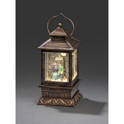 Konstsmide LED Schneelaterne Mit Pärchen Wassergefüllt 1 Warmweiße LED Innen 2 Konstsmide LED Schneelaterne Mit Pärchen Wassergefüllt 1 Warmweiße LED Innen – Bild 2