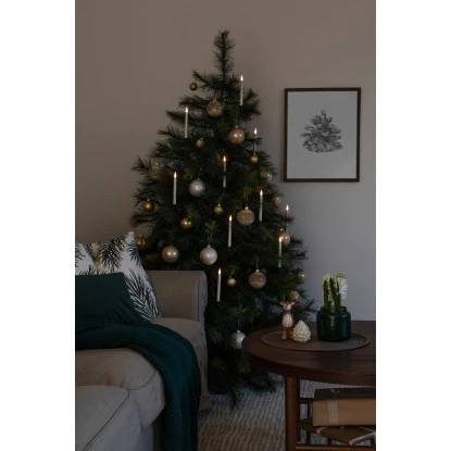 Konstsmide LED Baumbeleuchtung "Slim Line" 10 Baumkerzen Mit Fernbedienung Innen 4 Konstsmide LED Baumbeleuchtung "Slim Line" 10 Baumkerzen Mit Fernbedienung Innen – Bild 4