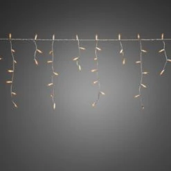 Konstsmide LED Eisregen Lichtervorhang 400 Dioden Bernsteinfarben 31V Außentrafo