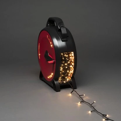 Konstsmide Micro LED Lichterkette Mit Kabelaufroller 1000 Dioden 30V Außen IP44 6 Konstsmide Micro LED Lichterkette Mit Kabelaufroller 1000 Dioden 30V Außen IP44 – Bild 6