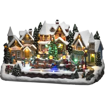 Konstsmide LED Weihnachtsszene Mit Musik 36 Bunte Dioden Innen Batteriebetrieben 1 Konstsmide LED Weihnachtsszene Mit Musik 36 Bunte Dioden Innen Batteriebetrieben