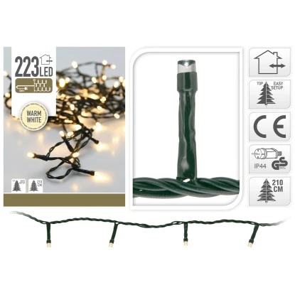 LED Lichterkette 223 Warmweiße LEDs Innen Und Außen 2 LED Lichterkette 223 Warmweiße LEDs Innen Und Außen – Bild 2