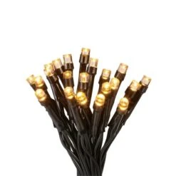 LED-Lichterkette 120 LEDs Warmweiß Batteriebetrieben Mit Timer