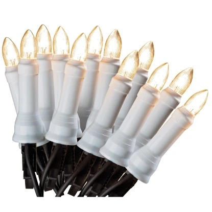 Baumkerzen-Lichterkette 20 Lichter Warmweiß 1 Baumkerzen-Lichterkette 20 Lichter Warmweiß