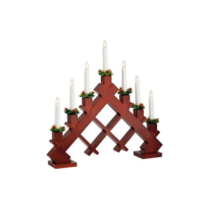 Schwippbogen 7 Lichter Holz Dunkelbraun 1 Schwippbogen 7 Lichter Holz Dunkelbraun