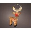 Weihnachtsfigur Rentier Mit LED-Beleuchtung 61 Cm X 85 Cm