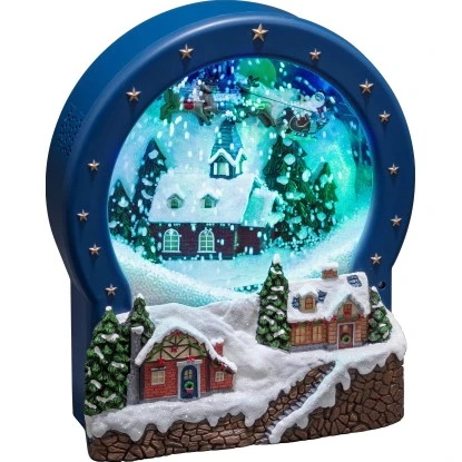 Konstsmide LED Szenerie Dorf Glas 9 Lichter Bunt 1 Konstsmide LED Szenerie Dorf Glas 9 Lichter Bunt