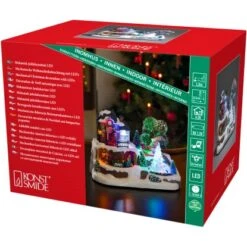 Konstsmide LED Szenerie Bahnhof Mit Kristallweihnachtsbaum 9 Lichter Bunt 6 Konstsmide LED Szenerie Bahnhof Mit Kristallweihnachtsbaum 9 Lichter Bunt -Konstsmide Verkäufe 33 3446 000 led szenerie 1