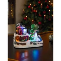 Konstsmide LED Szenerie Bahnhof Mit Kristallweihnachtsbaum 9 Lichter Bunt 7 Konstsmide LED Szenerie Bahnhof Mit Kristallweihnachtsbaum 9 Lichter Bunt -Konstsmide Verkäufe 33 3446 000 led szenerie 3