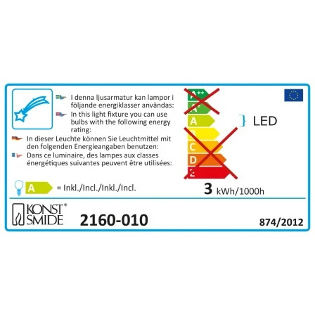 Konstsmide LED-Silhouette Komet 35 Warmweiße LEDs Innen 2 Konstsmide LED-Silhouette Komet 35 Warmweiße LEDs Innen – Bild 2