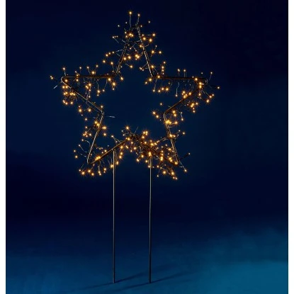 Takasho Dekosilhouette Stern S 59 Cm X 106 Cm Mit 120 LED Warmweiß 3 Takasho Dekosilhouette Stern S 59 Cm X 106 Cm Mit 120 LED Warmweiß – Bild 3