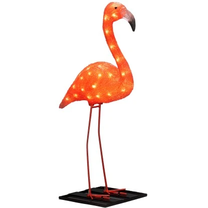 Konstsmide LED-Figur Acryl Flamingo Klein 48 Bernsteinfarbene Dioden 65 Cm 3 Konstsmide LED-Figur Acryl Flamingo Klein 48 Bernsteinfarbene Dioden 65 Cm – Bild 3