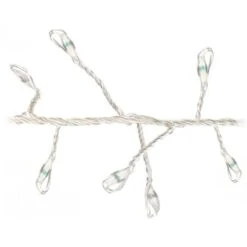 Micro LED Lichterkette Cluster 240 Warmweiße LEDs Silberdraht Innen Und Außen