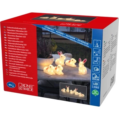 Konstsmide LED Acryl Hasen 1 Konstsmide LED Acryl Hasen