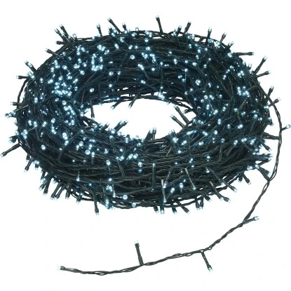 LED-Lichterkette 1.000 LEDs Kaltweiß Grünes Kabel 8,492 M 2 LED-Lichterkette 1.000 LEDs Kaltweiß Grünes Kabel 8,492 M – Bild 2