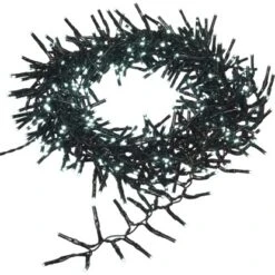 Cluster-Lichterkette 15 M Kaltweiß