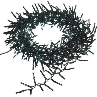 Cluster-Lichterkette 15 M Kaltweiß 1 Cluster-Lichterkette 15 M Kaltweiß