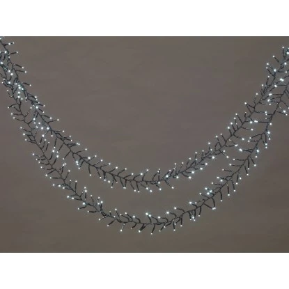 Cluster-Lichterkette 15 M Kaltweiß 3 Cluster-Lichterkette 15 M Kaltweiß – Bild 3