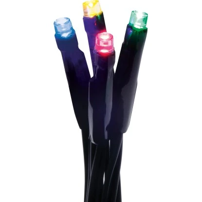 LED-Lichternetz 100 Bunte LEDs Grünes Kabel 150 Cm 3 LED-Lichternetz 100 Bunte LEDs Grünes Kabel 150 Cm – Bild 3