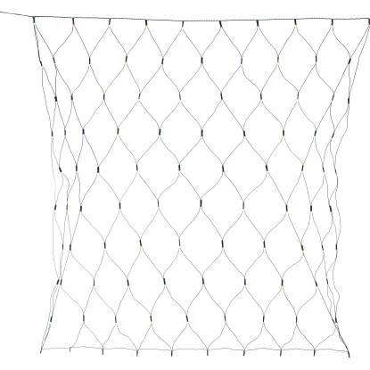 LED-Lichternetz 100 Bunte LEDs Grünes Kabel 150 Cm 1 LED-Lichternetz 100 Bunte LEDs Grünes Kabel 150 Cm