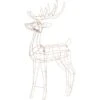 LED-Silhouette Rentier 110 Cm Metall Transparent