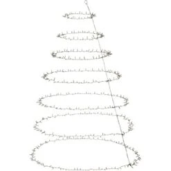 LED-Lichterkette Für Baum 620 Warmweiße LEDs Grünes Kabel 680 Cm