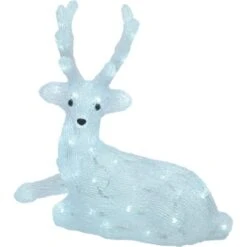 Konstsmide Verkäufe 29 LED-Figur Rentier 38 Cm Weiß-Schwarz-Gold