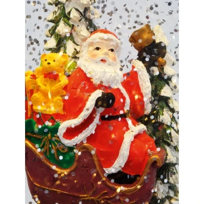 Laterne 1 LED Warmweiß Santa 2 Laterne 1 LED Warmweiß Santa – Bild 2