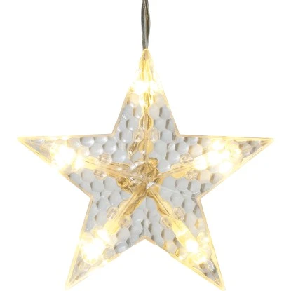 LED-Vorhang Sterne Und Mond 120 LEDs Warmweiß Transparentes Kabel 7 M 3 LED-Vorhang Sterne Und Mond 120 LEDs Warmweiß Transparentes Kabel 7 M – Bild 3