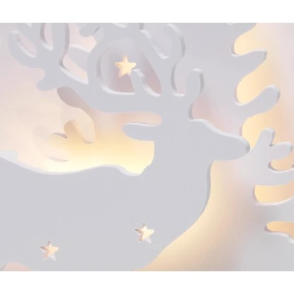 LED-Figur Baum Und Rentier 14 LEDs Warmweiß 2 LED-Figur Baum Und Rentier 14 LEDs Warmweiß – Bild 2