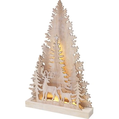 LED-Figur Baum Und Rentier 20 LEDs Warmweiß 1 LED-Figur Baum Und Rentier 20 LEDs Warmweiß