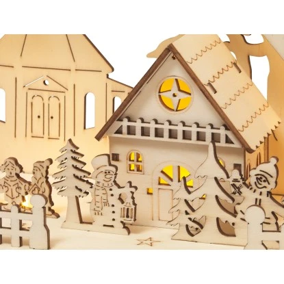 LED-Figur Winterdorf 10 LEDs 2 LED-Figur Winterdorf 10 LEDs – Bild 2