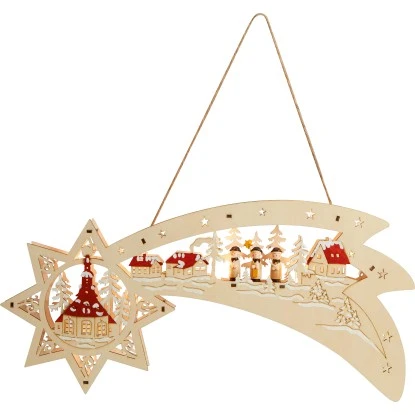 Holz-Sternschnuppe 1 Holz-Sternschnuppe