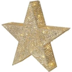 LED-Stern 40 Cm Gold
