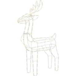 Kleines Rentier Stehend 75 Cm Transparent