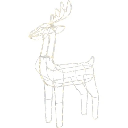 Kleines Rentier Stehend 75 Cm Transparent 1 Kleines Rentier Stehend 75 Cm Transparent