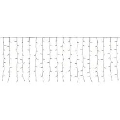 LED-Vorhang 240 LEDs Multicolor Grünes Kabel 4,9 M