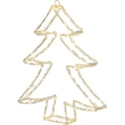 LED-Silhouetten-Figur Tannenbaum 43 Cm Transparent