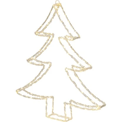 LED-Silhouetten-Figur Tannenbaum 59 Cm Transparent 1 LED-Silhouetten-Figur Tannenbaum 59 Cm Transparent