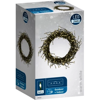 LED Drahtbüschel-Lichterkette Twister 560 Warmweiße LEDs Innen Und Außen 4 LED Drahtbüschel-Lichterkette Twister 560 Warmweiße LEDs Innen Und Außen – Bild 4
