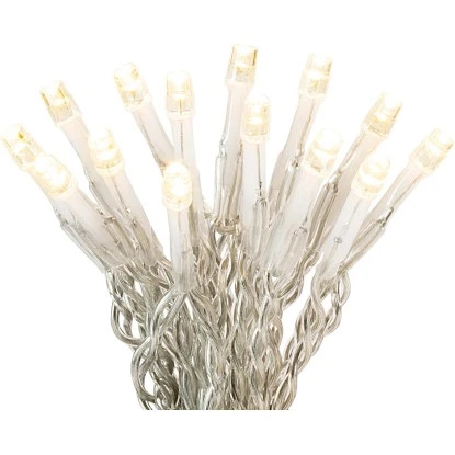 LED Lichterkette400 Warmweiße LEDs Transparentes Kabel Innen Und Außen 1 LED Lichterkette400 Warmweiße LEDs Transparentes Kabel Innen Und Außen