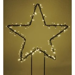 Takasho Dekosilhouette Stern L 79 Cm X 128 Cm Mit 150 LED Warmweiß