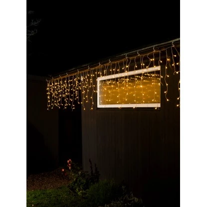 Konstsmide LED Lichtervorhang Eisregen Globes 200 Warmweiße LEDs Innen Und Außen 1 Konstsmide LED Lichtervorhang Eisregen Globes 200 Warmweiße LEDs Innen Und Außen