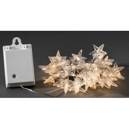 Konstsmide LED Lichterkette Acryl Stern 40 Warmweiße LEDs Timer Innen 2 Konstsmide LED Lichterkette Acryl Stern 40 Warmweiße LEDs Timer Innen – Bild 2
