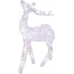 LED-Figur Rentier Acryl 40 LEDs Kaltweiß
