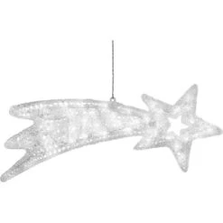 LED-Figur Sternschnuppe Acryl 48 LEDs Kaltweiß