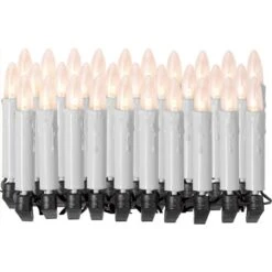 LED-Baumkerzen-Lichterkette 30 LEDs Innen