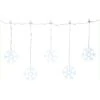 Schneeflockenvorhang 36 LEDs Kaltweiß