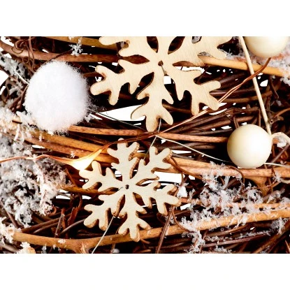 LED Deko-Baum Rattan 20 LEDs Warmweiß 2 LED Deko-Baum Rattan 20 LEDs Warmweiß – Bild 2